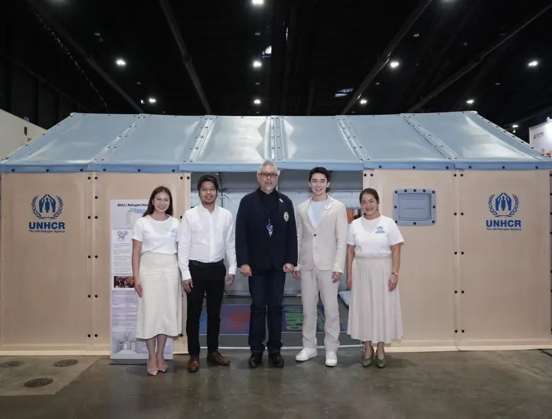 UNHCR สานต่อความร่วมมือ สมาคมสถาปนิกสยาม ในพระบรมราชูปถัมภ์ บริษัท ทีทีเอฟ อินเตอร์เนชั่นแนล จำกัด จัดแสดงบ้านผู้ลี้ภัย (Refugee Housing Unit) ในงานสถาปนิก'68