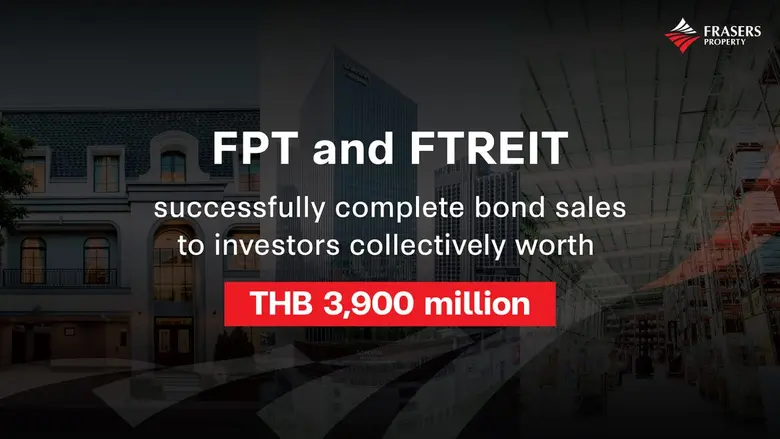 FPT and FTREIT successfully complete bond sales to investors collectively worth THB 3,900 million