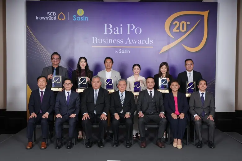 6 ธุรกิจเอสเอ็มอีไทยคว้ารางวัล Bai Po Business Awards by Sasin ครั้งที่ 20 สะท้อนพลังผู้ประกอบการไทยที่พร้อมเติบโตสู่อนาคต