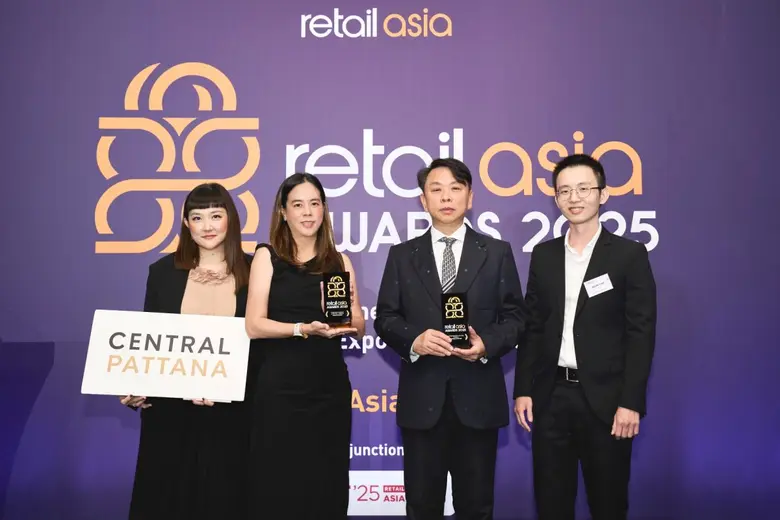 Central Pattana receives international recognition at 'Retail Asia Awards 2025'