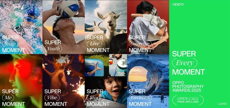 OPPO เปิดตัวการประกวดถ่ายภาพประจำปี 2025 ชวนเก็บ "Super Every Moment" ยกระดับการถ่ายภาพด้วยสมาร์ตโฟนที่ก้าวไปอีกขั้น