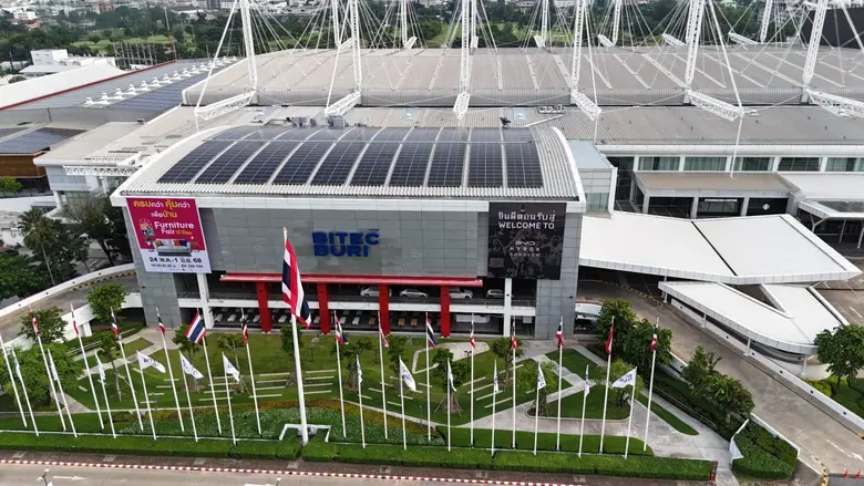 BHIRAJ BURI GROUP's Solar Rooftop and Solar Carport Project at BITEC BURI Reaches Over 50% Completion, Reinforcing Commitment to Sustainability