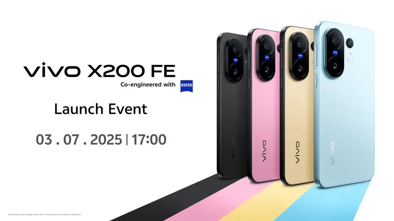 vivo เตรียมส่งสมาร์ตโฟนรุ่นใหม่ล่าสุด X200 FEพร้อม 'จับกระชับ ชัดทุกช็อต' 3 ก.ค.นี้!