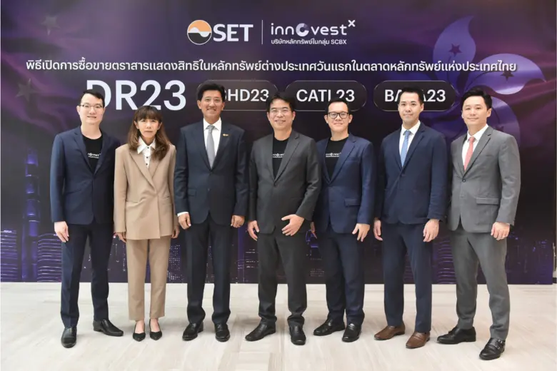 InnovestX, under SCBX Group, launches DR23 — featuring high-dividend ETFs and top-growth Chinese tech stocks, now tradable like local shares.