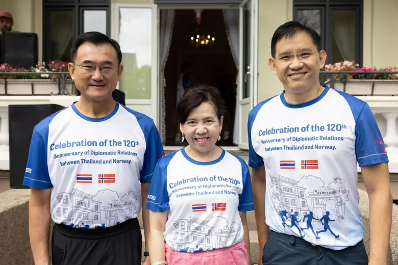 การบินไทยร่วมกิจกรรมเดิน-วิ่งการกุศล ฉลอง "120 ปี ความสัมพันธ์ทางการทูตไทย-นอร์เวย์" สมทบทุนศิริราชมูลนิธิ เพื่อผู้ป่วยด้อยโอกาส