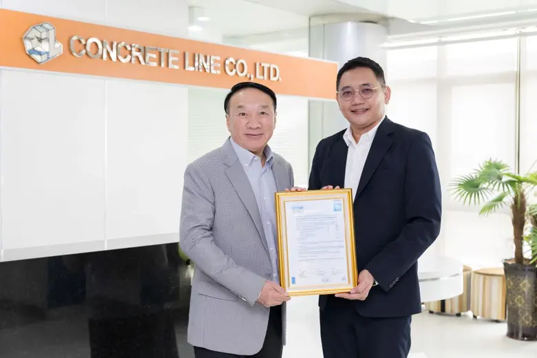 "คอนกรีตไลน์" ร่วมมือ SCG BLC มุ่งสู่ความเป็นองค์กรคาร์บอนต่ำ ด้วยการได้รับรอง Carbon Footprint for Organization โดย TGO และ ISO 14064-1