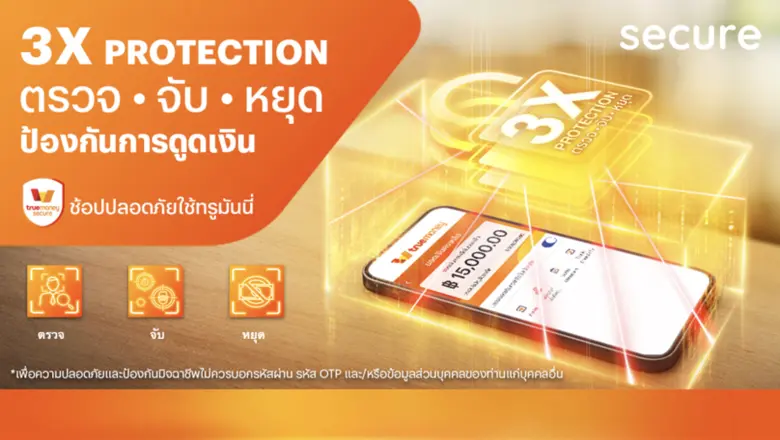 ทรูมันนี่ และ ทรู จับมือสำนักงานตำรวจแห่งชาติ ในแคมเปญ "รีบโอน โจรยิ้ม" เสริมเกราะคนไทยสู้ภัยไซเบอร์ พร้อมสร้างสังคมดิจิทัลที่ยั่งยืน