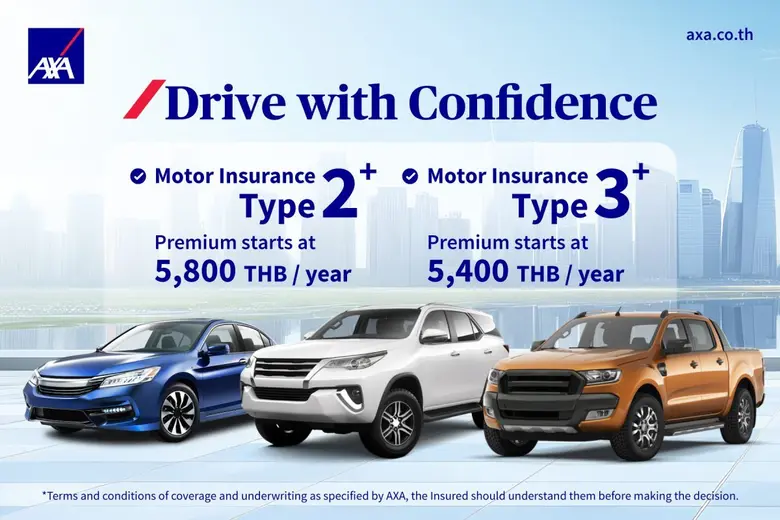 AXA Insurance Thailand enhances Motor Insurance Plans to empower drivers with confidence and comprehensive protection