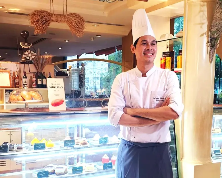 เมนูใหม่ล่าสุด "เค้กชาเขียววสันตฤดู" ที่โรงแรม ดิ เอมเมอรัลด์