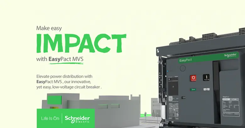 ชไนเดอร์ อิเล็คทริค เปิดตัว "New EasyPact MVS" เซอร์กิตเบรกเกอร์ดิจิทัลทรงสมาร์ท โชว์เคสเชื่อมต่อแบบไร้สัมผัส ในงานสัมมนาเปิดโลกพลังงานอนาคต "Smart Solar Solution &amp; Safer Switchgear"