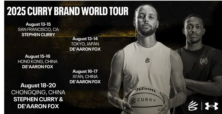 Under Armour เปิดตัว Curry Brand World Tour 2025 ครั้งแรกในเอเชีย เยาวชนไทยติดทีมลุยแคมป์ระดับโลก