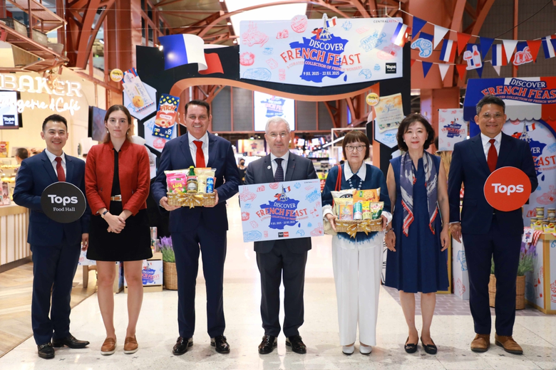 ท็อปส์ ในเครือเซ็นทรัล รีเทล เปิดงาน "Discover France Feast: A Curated Collection of French Wonders" ขนทัพสินค้าคุณภาพและวัตถุดิบชั้นเลิศ เฉลิมฉลองวันชาติฝรั่งเศส