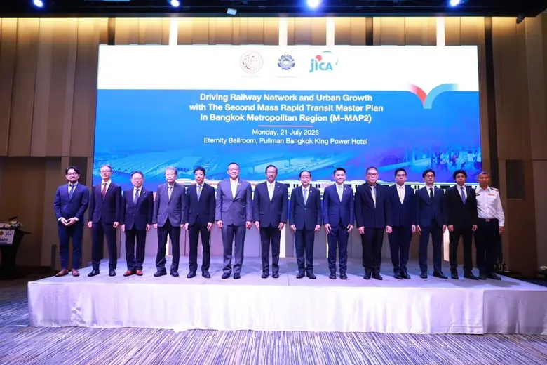 ขร. จับมือ JICA เปิดเวทีขับเคลื่อนแผนแม่บทระบบขนส่งมวลชนทางราง ระยะ 2 ชูแผนยุทธศาสตร์การพัฒนาโครงข่ายรถไฟ ยกระดับคุณภาพชีวิตคนเมือง