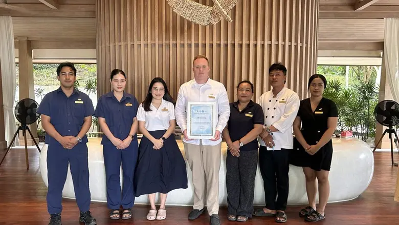 Cape Fahn Hotel, Koh Samui, Gratefully Receives CF-Hotel (Carbon Footprint) Certificate from the Tourism Authority of Thailand (TAT)