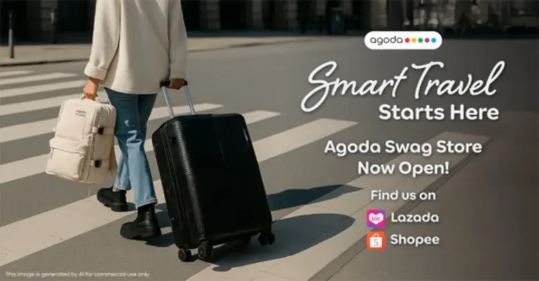 สินค้าสำหรับนักเดินทางจากอโกด้า พร้อมจำหน่ายในประเทศไทยแล้ววันนี้บน Shopee และ Lazada