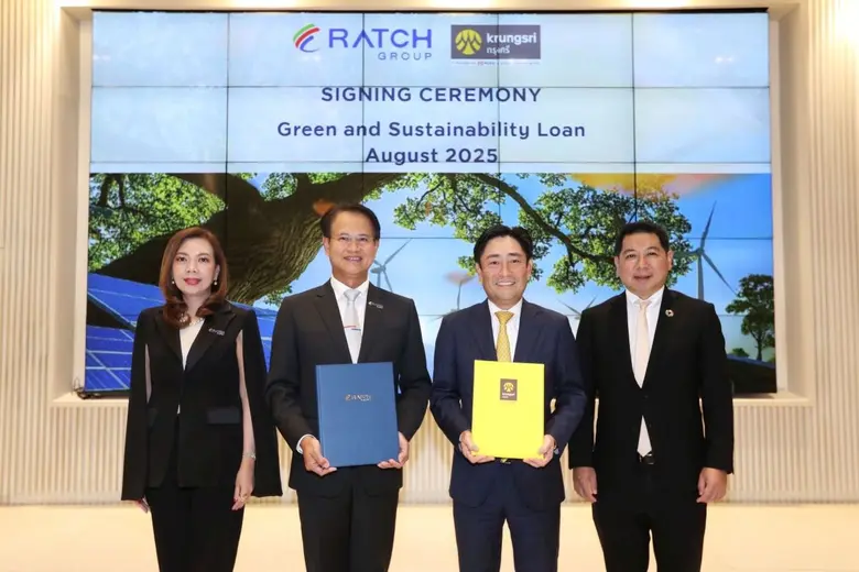 RATCH Group Secures THB 5 Billion Green and Sustainability Loan to Accelerate Sustainable Business Growth