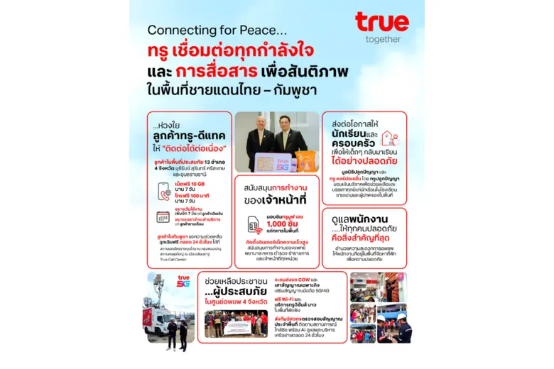 Connecting for Peace…True, a Thai tech company, Is Accelerating its Mission to Connect Hearts and Communication for Peace