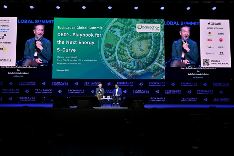 "CEO's Playbook for the Next Energy S-Curve" Bangchak Group CEO Shares Vision of Future Energy Leadership at Techsauce Global Summit 2025