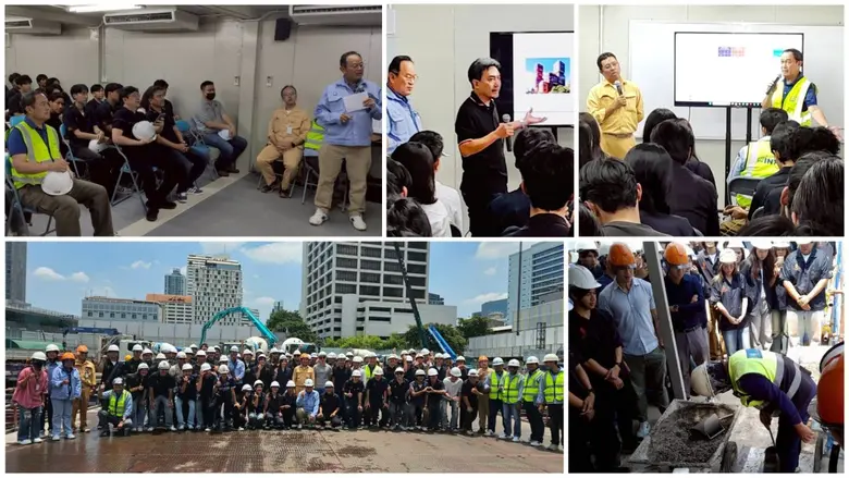 STI เปิดประสบการณ์ภาคสนามให้นักศึกษาคณะวิศวกรรม ม.เทคโนโลยีพระจอมเกล้าพระนครเหนือ (มจพ.) กว่า 100 คน เยี่ยมชมโครงการ Hatai แลนด์มาร์กใหม่ใจกลางสีลม เสริมแรงบันดาลใจสู่อนาคต