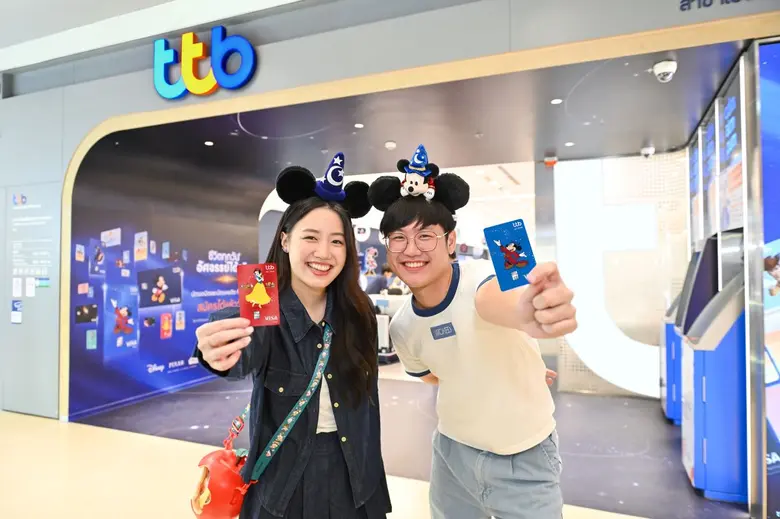 บัตรเดบิต ttb all free Disney 2 ลายคอลฮิต สมัครวันนี้ รับบัตรที่สาขาทันที! พร้อมสิทธิประโยชน์ ใช้จ่ายออนไลน์ รับเงินคืนสูงสุด 2% จัดเต็มครอบคลุมทุกไลฟ์สไตล์