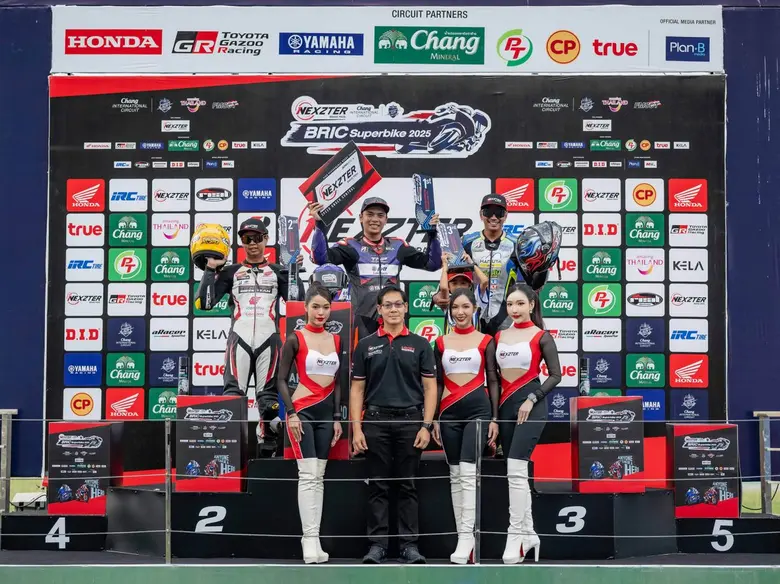 มันส์ระดับโลก NEXZTER BRIC Superbike สนาม 2 "แสตมป์" เฉือนคว้าชัย -นทีธาร รับแชมป์สองสนามรวด