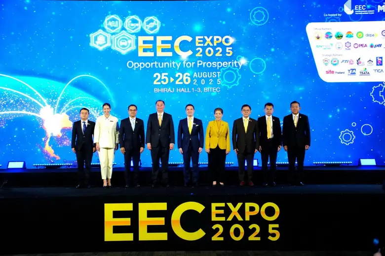 ทีเส็บ จับมือ สกพอ. พร้อมพันธมิตรภาครัฐ เอกชนกว่า 100 หน่วยงาน เปิดงาน EEC EXPO 2025