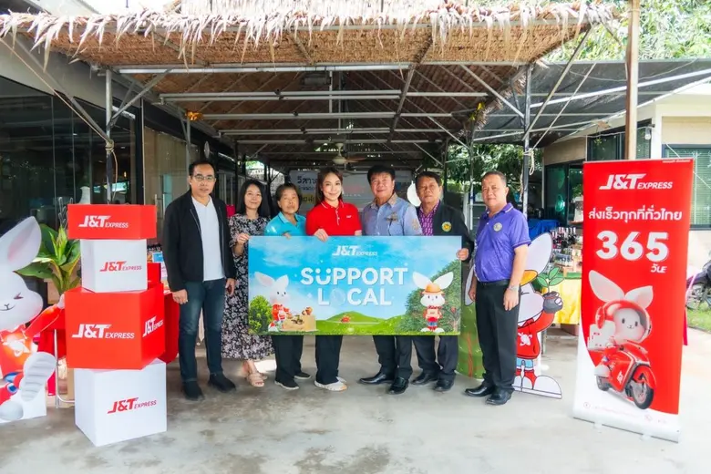 J&amp;T Express Launches "J&amp;T Supports Local" in Chonburi, Empowering Local Entrepreneurs and Strengthening Community Businesses.