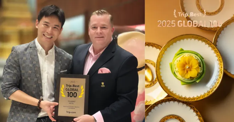 Royal Orchid Sheraton Riverside Bangkok Named Among Trip.Best Global 100 Gourmet Hotels 2025