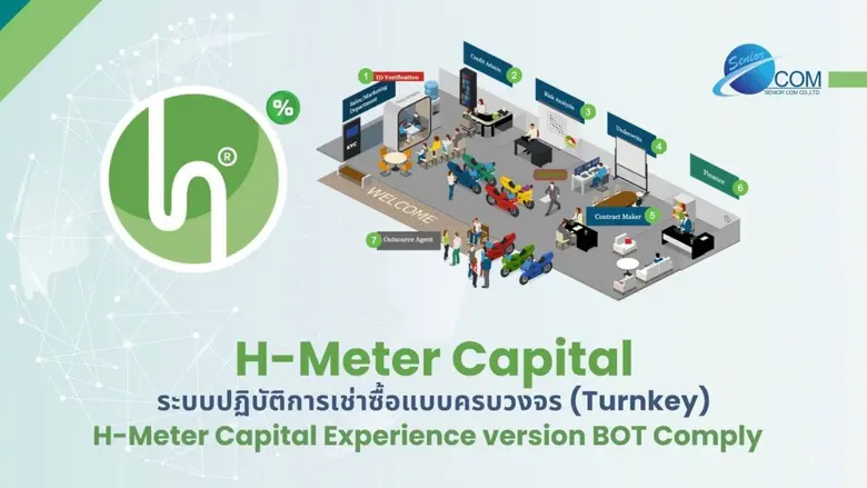 ชูเทคโนโลยีปฏิวัติวงการเช่าซื้อไทย ซีเนียร์ คอม เปิดตัว "H-Meter Capital"