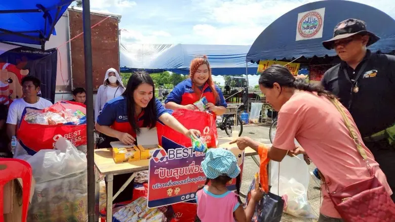 BEST Express เดินหน้าปันสุขเพื่อสังคม มอบอาหารและขนมให้เด็ก-ผู้ยากไร้ ณ มูลนิธิรวมใจ รังสิต-ปทุมธานี