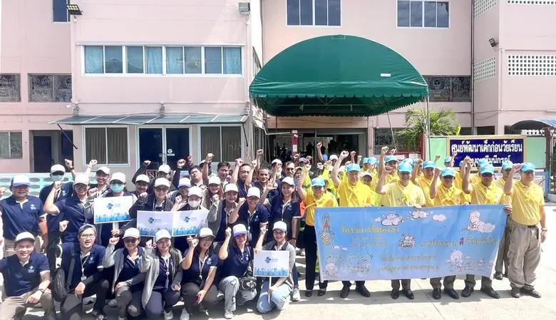 โรงพยาบาลนวเวช ร่วมกับ สถานีตำรวจนครบาลโคกคราม และสำนักงานเขตบึงกุ่ม จัดกิจกรรมโครงการจิตอาสา Navavej รักชุมชน ครั้งที่ 2