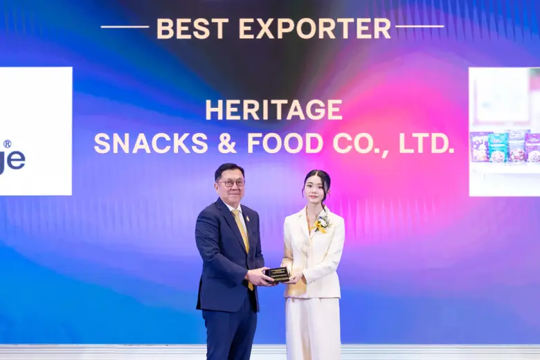 เครือเฮอริเทจ ยกระดับอุตสาหกรรมอาหารเพื่อสุขภาพไทยสู่เวทีโลก คว้ารางวัล Prime Minister's Export Award 2025 ประเภทผู้ประกอบธุรกิจส่งออกยอดเยี่ยม