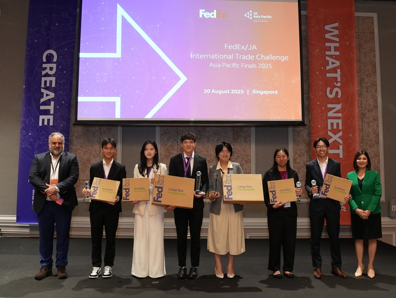 เยาวชนไทยคว้ารางวัลรองชนะเลิศในการแข่งขัน FedEx/JA International Trade Challenge 2025 ที่มีเป้าหมายจุดประกายผู้ประกอบการรุ่นใหม่ในภูมิภาคเอเชียแปซิฟิค