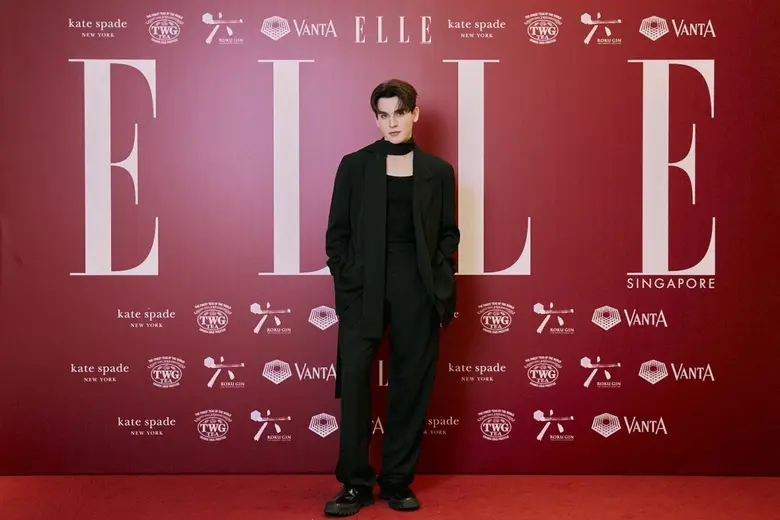 "แบงค์ มณฑป" ตัวแทนนักแสดงซีรีส์ไทย ร่วมเฉิดฉายในงาน ELLE Singapore Anniversary Party 2025