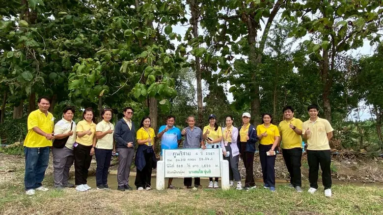 โครงการปรับปรุงคลองส่งน้ำ ท่ามะกา ระยะ 5 ช่วยเกษตรกร 40 ครัวเรือน ผลผลิตและรายได้เพิ่ม