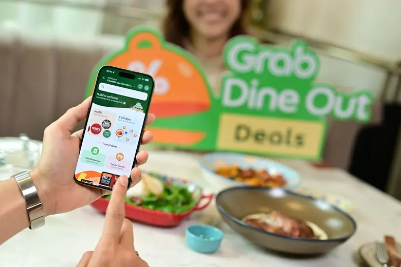 แกร็บ รุกหนัก ยกเครื่องบริการ "กินที่ร้าน" (Dine Out) ครบวงจร เปิดจองโต๊ะ-ดีลสุดคุ้ม เอาใจสายกินนอกบ้าน รับยอดโต 250%