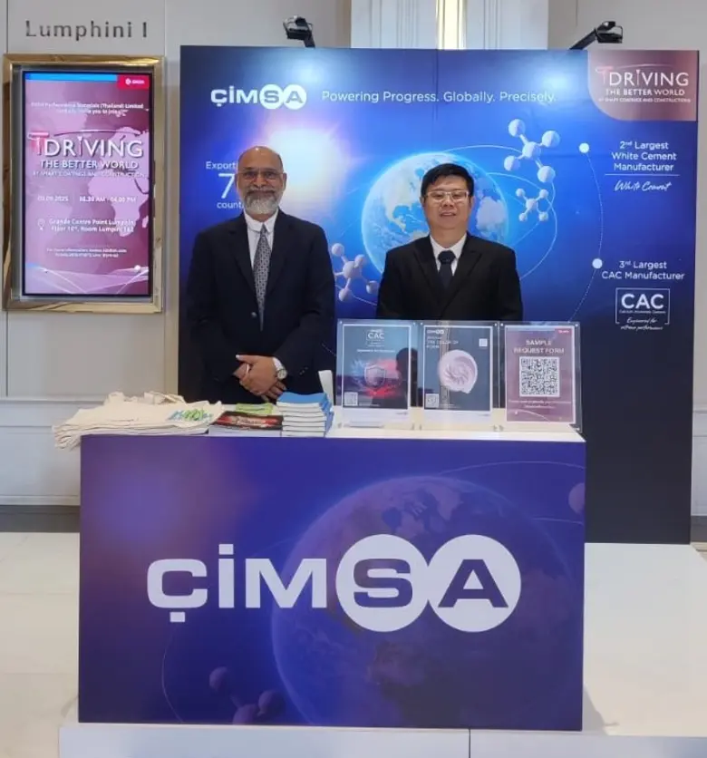 Cimsa ผู้นำด้านวัสดุก่อสร้างจากตุรกี นำความเชี่ยวชาญระดับโลกและผลิตภัณฑ์ก้าวล้ำ บุกอุตสาหกรรมก่อสร้างไทย