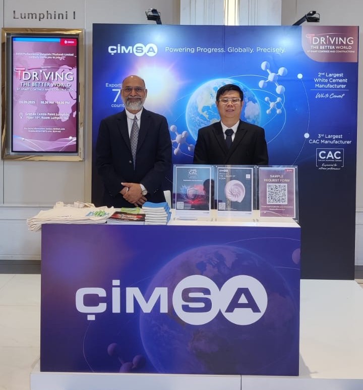 Cimsa ผู้นำด้านวัสดุก่อสร้างจากตุรกี นำความเชี่ยวชาญระดับโลกและผลิตภัณฑ์ก้าวล้ำ บุกอุตสาหกรรมก่อสร้างไทย
