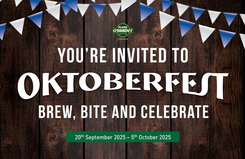 "ฟลาน โอเบรียนส์ ไอริชผับ" ร่วมเฉลิมฉลอง Oktoberfest 2025 ด้วยเมนูใหม่และโปรโมชั่นสุดพิเศษ ตั้งแต่ 20 กันยายน - 5 ตุลาคม นี้