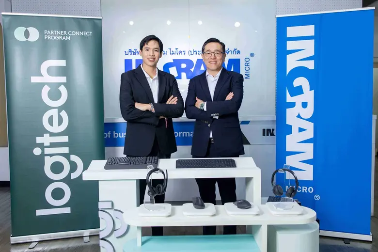 Logitech for Business เปิดตัว Ingram Micro Thailand เป็นผู้จัดจำหน่ายสินค้ากลุ่ม Personal Workspace Solutions for Businessยกระดับช่องทางจำหน่ายโซลูชันสำหรับองค์กร