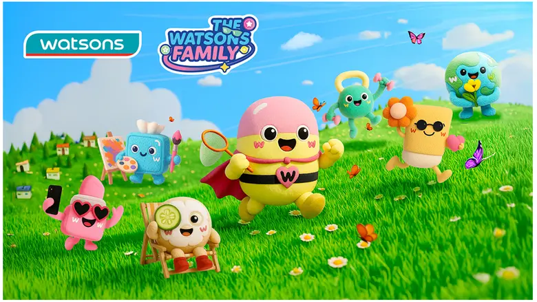 วัตสัน เปิดตัว IP คาแรกเตอร์สุดพิเศษ "The Watsons Family" ครอบคลุมทั่วเอเชีย มุ่งเสริมความผูกพันกับลูกค้าและสร้างความไว้วางใจในแบรนด์