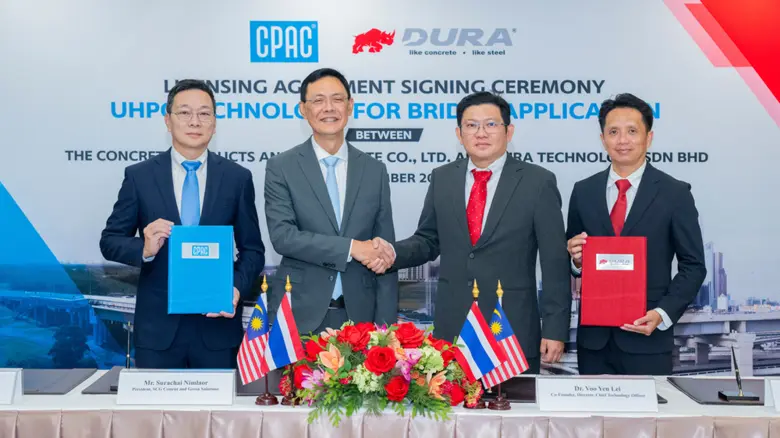 CPAC-SCG จับมือ DURA TECHNOLOGY ผู้เชี่ยวชาญระดับโลกขยายศักยภาพงานก่อสร้างสะพาน