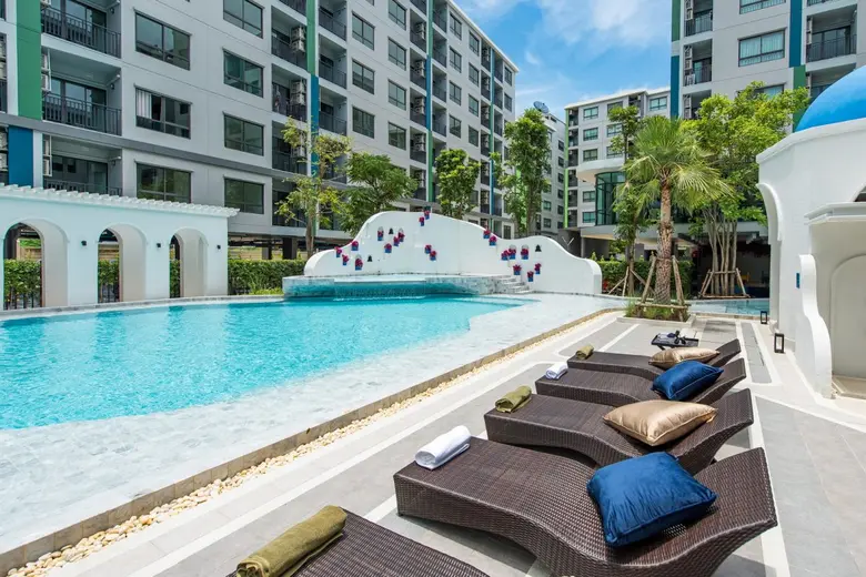 "GRENE PRIME เดอะ ซานโตรินี" คอนโดฯ ใหม่พร้อมอยู่สไตล์รีสอร์ททำเลหนึ่งเดียวติดถนนสรงประภา จัดโปร! สุดคุ้มเอาใจนักลงทุน