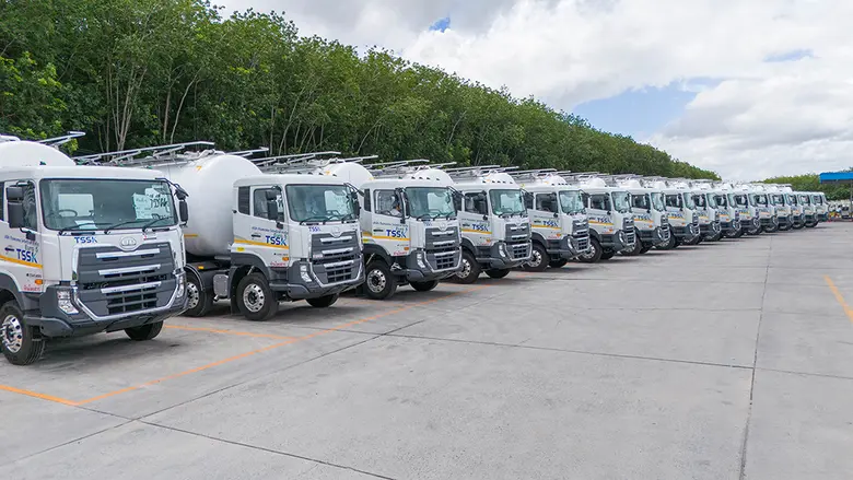 TSSK Logistics เสริมทัพรถบรรทุกใหม่ 21 คัน เลือก UD Trucks Euro 5 หนุนการเติบโตธุรกิจบริษัท