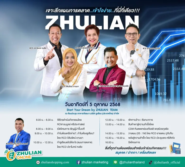 ZHULIAN ปลุกพลังชุมชน! สัมมนา &amp; มอบรางวัลอลังการ ตุลาคม 2568