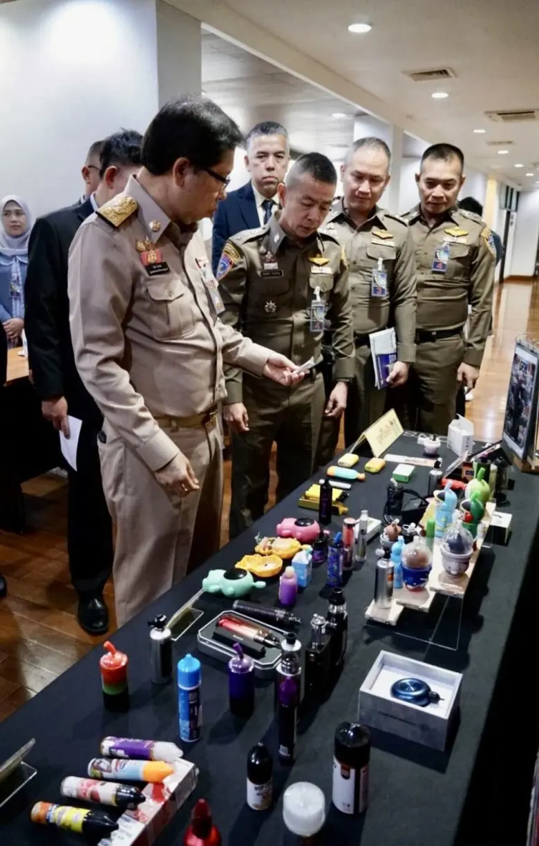 รมต.สันติ ปิยะทัต เดินหน้าเชิงรุกขับเคลื่อน "สังคมไทยปลอดบุหรี่ไฟฟ้า"