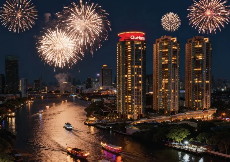ร่วมฉลองเทศกาลลอยกระทงริมแม่น้ำเจ้าพระยา ณ ห้องอาหารริเวอร์บาร์จ โรงแรมชาเทรียม ริเวอร์ไซด์