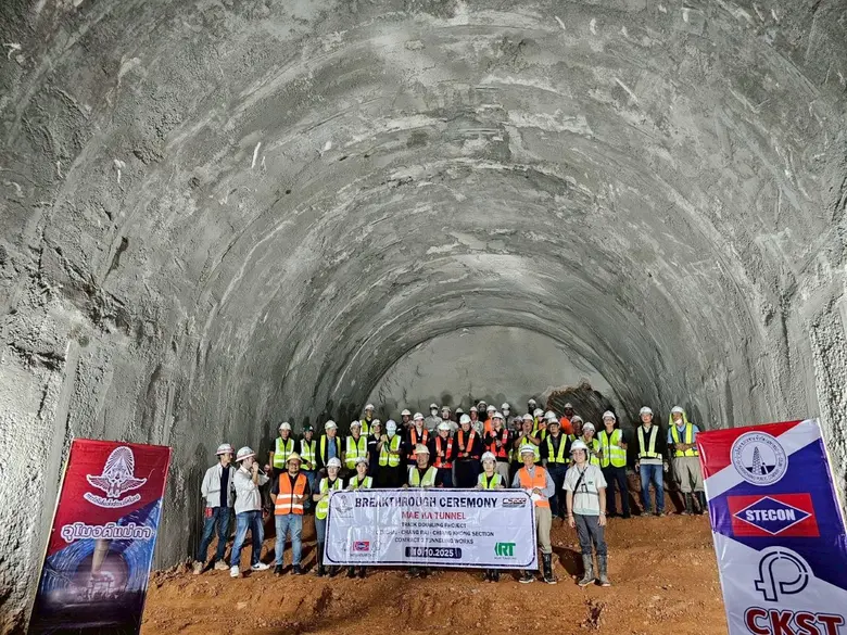 RT ตอกย้ำความเป็นผู้นำด้าน Tunneling เจาะทะลุ 2 อุโมงค์สำคัญของประเทศ มูลค่ารวม 3,657 ลบ.