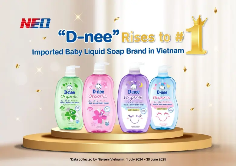 NEO Corporate Drives D-nee's Counter-Cyclical Growth, Achieving #1 Imported Baby Liquid Soap Brand in Vietnam