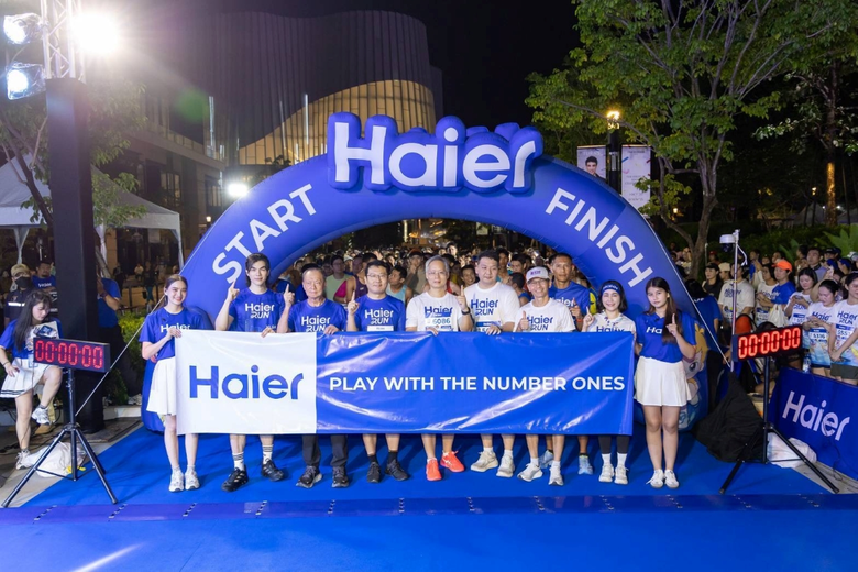 "มาย ภาคภูมิ" ฟิตเป๊ะทุกองศา! ประเดิมสนามวิ่งครั้งแรกในไทย ร่วมงาน Haier Run 2025 แฟนๆ ใจละลายทั้งสนาม
